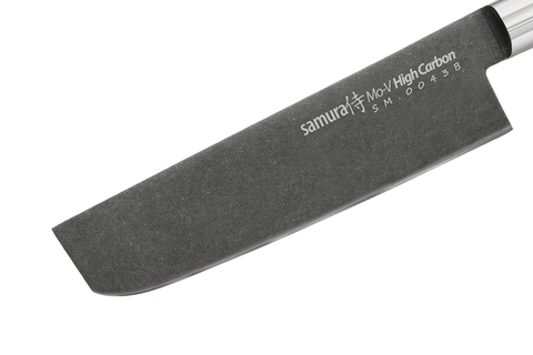 Нож кухонный Накири 167мм Samura Mo-V Stonewash SM-0043B/K*
