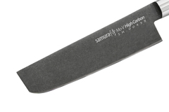 Нож кухонный Накири 167мм Samura Mo-V Stonewash SM-0043B/K*