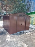Металлический сарай GreenStorage Арчер D 267х245 коричневый