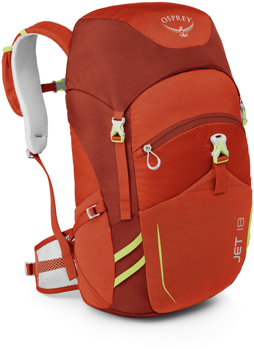 Городские рюкзаки Рюкзак детский Osprey Jet 18 Strawberry Red Jet_18_Side_Strawberry_Red_web.jpg