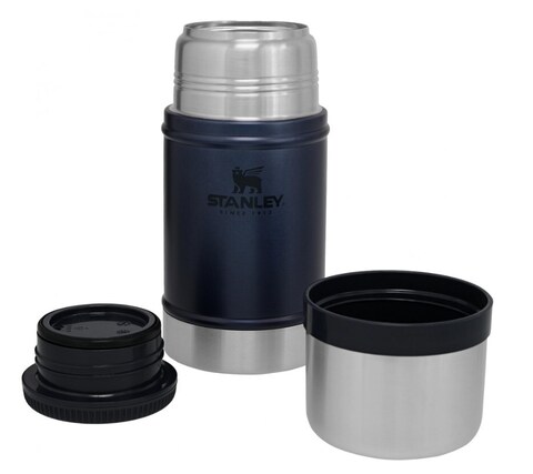 Термос для еды STANLEY "Classic 0,7L" , синий, 10-07936-022