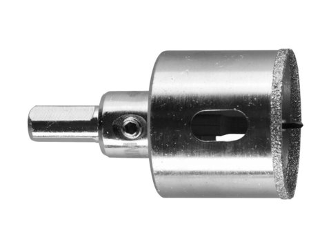 ЗУБР АГК, d 40 мм, (центр. сверло, трехгр. хвост, Р60), алмазная коронка, Профессионал (29850-40)