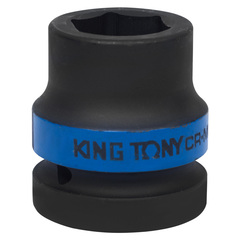 KING TONY (853528M) Головка торцевая ударная шестигранная 1", 28 мм