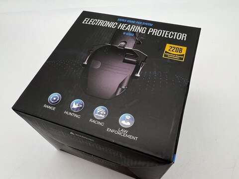 Тактические складные активные наушники для стрельбы “ELECTRONIC HEARING PROTECTOR / SERIES W1 GREEN”