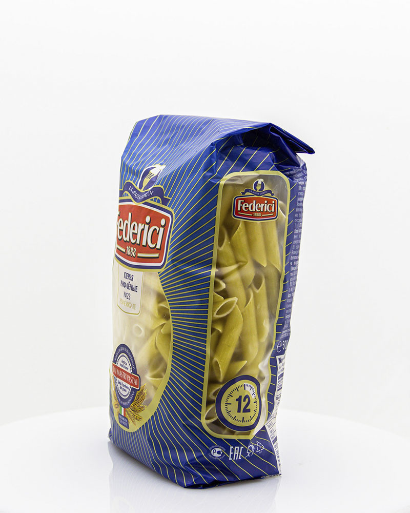 Макаронные изделия Federici Перья рифлёные 500 г