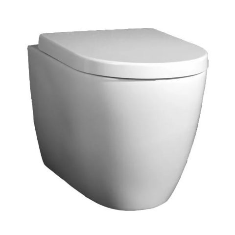 BelBagno Marino BB105CHR Унитаз подвесной безободковый с креплением, цвет: белый