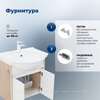 Aquanet 345121 Тумба Сидней 60 цв.дуб кантри/белый (раковина Shenxin) (345121)