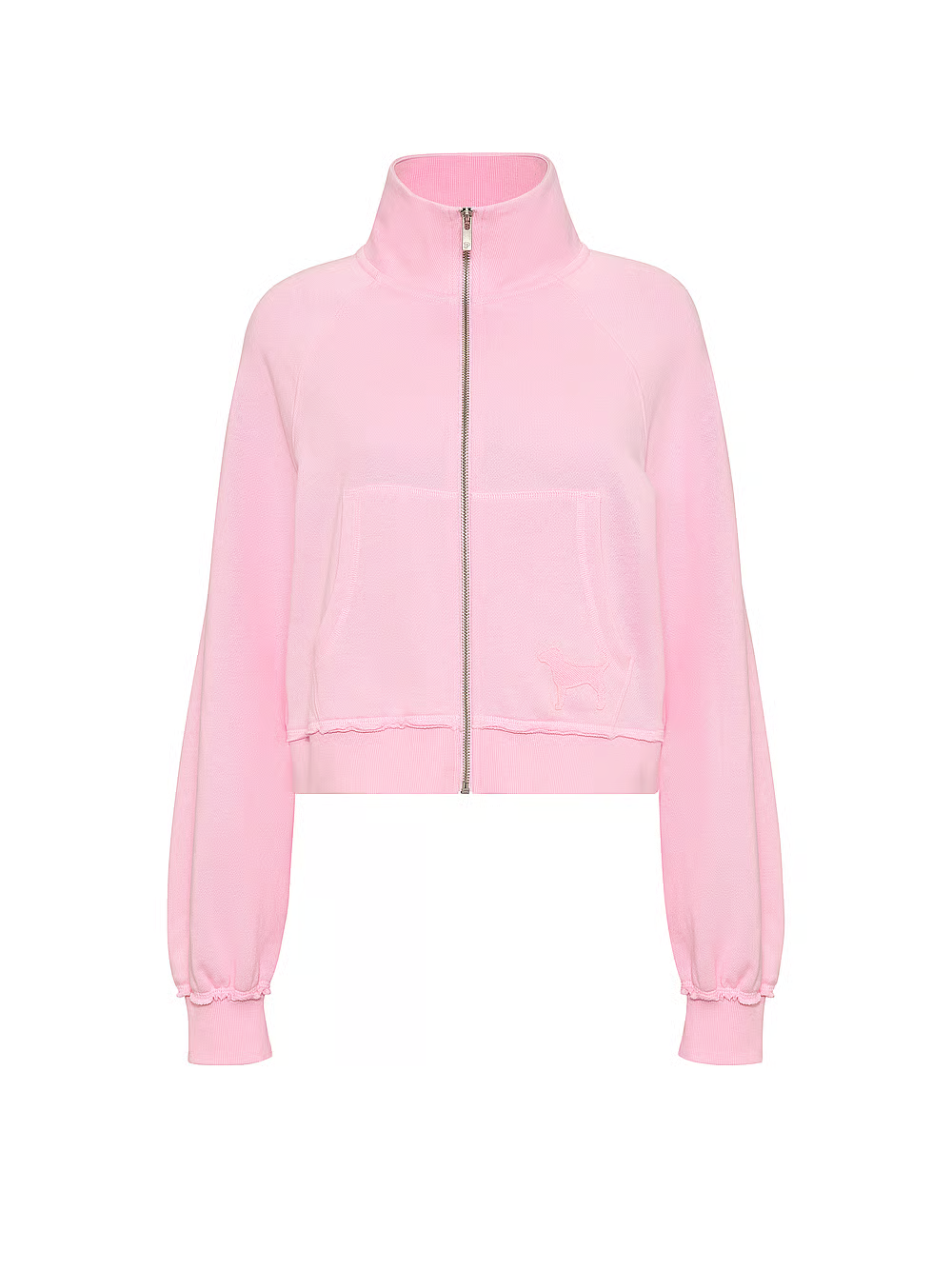 PINK ФЛИСОВЫЙ СВИТШОТ НА МОЛНИИ