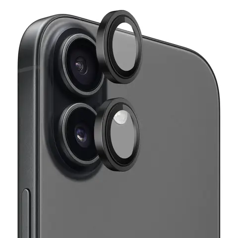 Защитное стекло на камеру BlueO для iPhone 17, черный
