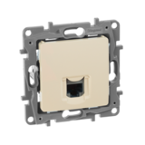 ETIKA Розетка компьютерная RJ45 категория 5Е UTP 6723411 слоновая кость LEGRAND — фото 2