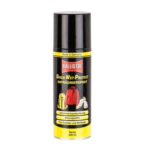 Средство водоотталкивающее BALLISTOL Biker-Wet-Protect 200 мл. спрей (Германия) 28102