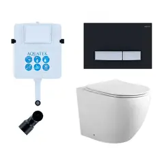 Aquatek Европа SET BW AQUATEK ЕВРОПА-031 3В1 Унитаз приставной с бачком, цвет: белый фото