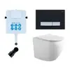 Aquatek Европа SET BW AQUATEK ЕВРОПА-031 3В1 Унитаз приставной с бачком, цвет: белый