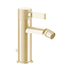 Gessi Inciso 58007#246 Смеситель для биде на 1 отверстие с донным клапаном Цвет: золото