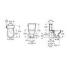 Roca Carmen 3420A7000 Унитаз напольный, двойной выпуск, Rimless