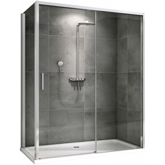 Abber Komfort AG93150-S102 Душевой уголок, 150x100x200, цвет: хром фото