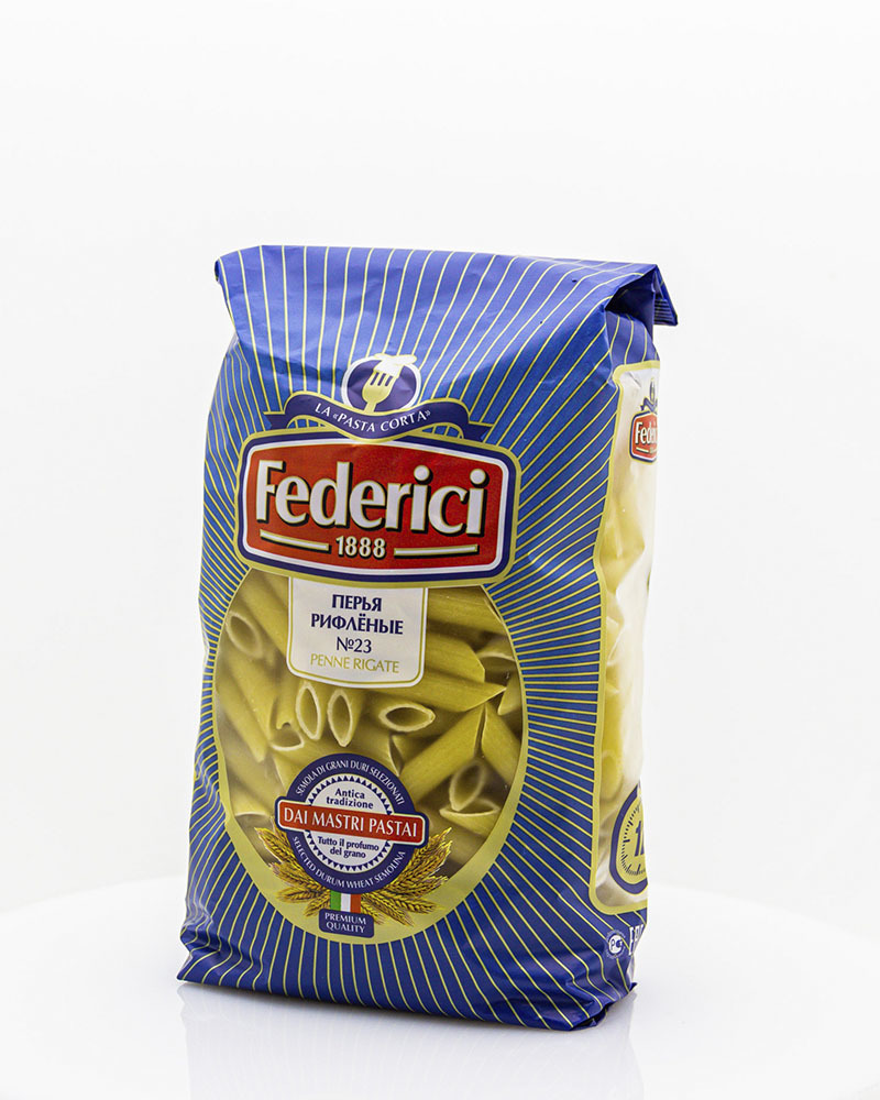 Макаронные изделия Federici Перья рифлёные 500 г
