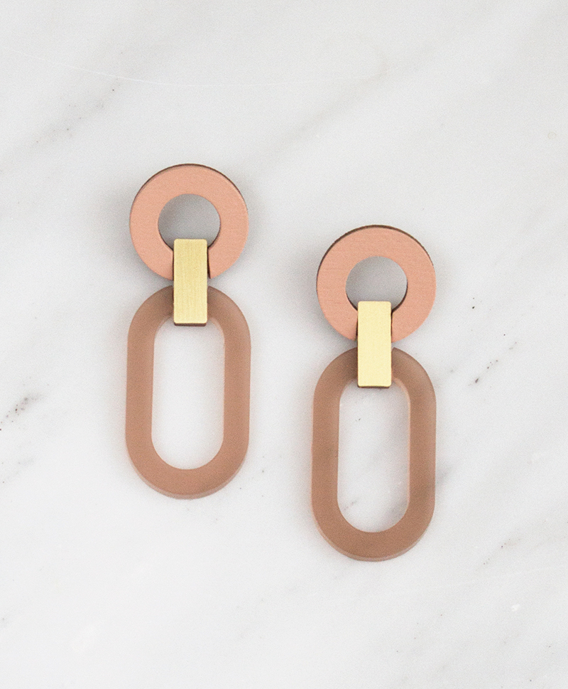 Серьги Lora II Earrings Coffee