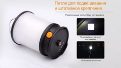 Кемпинговый фонарь Fenix CL30R (черный, серый)