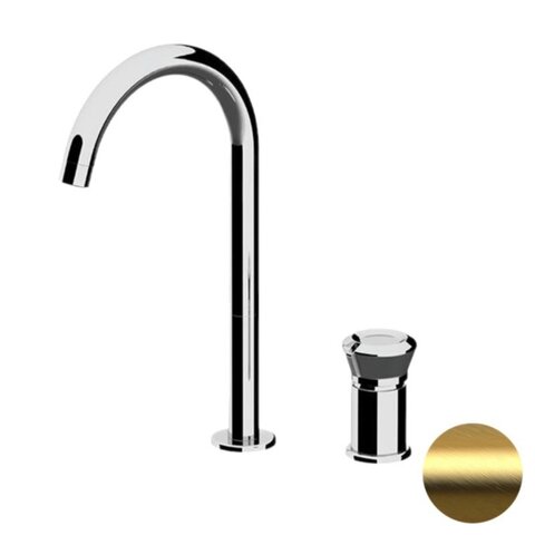 Remer Element ET57LBG Смеситель для раковины, цвет: золото брашированное