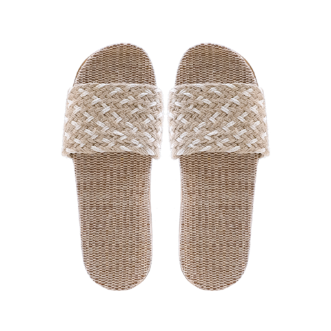 (2 PV) Kardli slippers（women) - Женские тапочки летние (37-38; *250мм*), (Подошва-Резина / Верх-Текстильные материал)