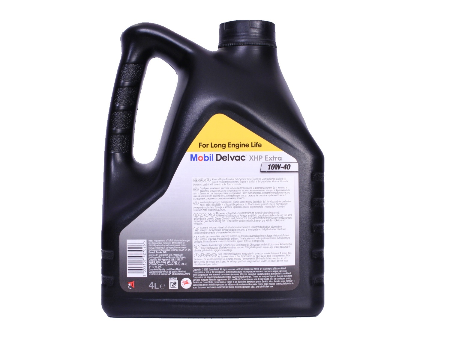 Масло моторное Mobil Delvac XHP Extra 10W-40 полусинтетическое 4л
