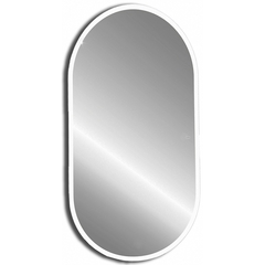 Abber Kontur AG6303S-1.0 Зеркало с подсветкой, сенсорный выключатель, диммер, цвет: белый фото