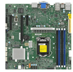 Материнская плата mATX Supermicro MBD-X12SCZ-F-B