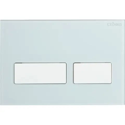 Cezares LUX-GB-2-BIO Кнопка смыва, Белое стекло, белый матовый