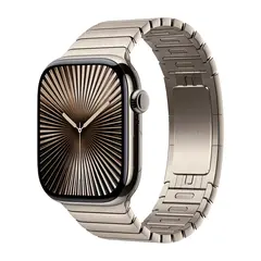 Умные часы Apple Watch Series 10 GPS + Cellular, 46mm, Natural Titanium Case with Link Bracelet, Natural