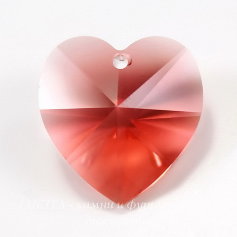 6228 Подвеска Сваровски Сердечко Padparadscha (14,4х14 мм) ()