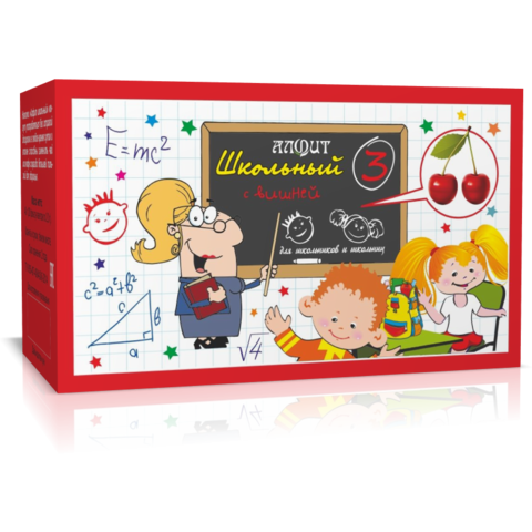 Фруктово-ягодный чай АЛФИТ ШКОЛЬНЫЙ-3 кровоочистительный, 20ф/п*2,5г