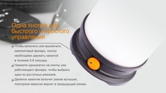 Кемпинговый фонарь Fenix CL30R (черный, серый)