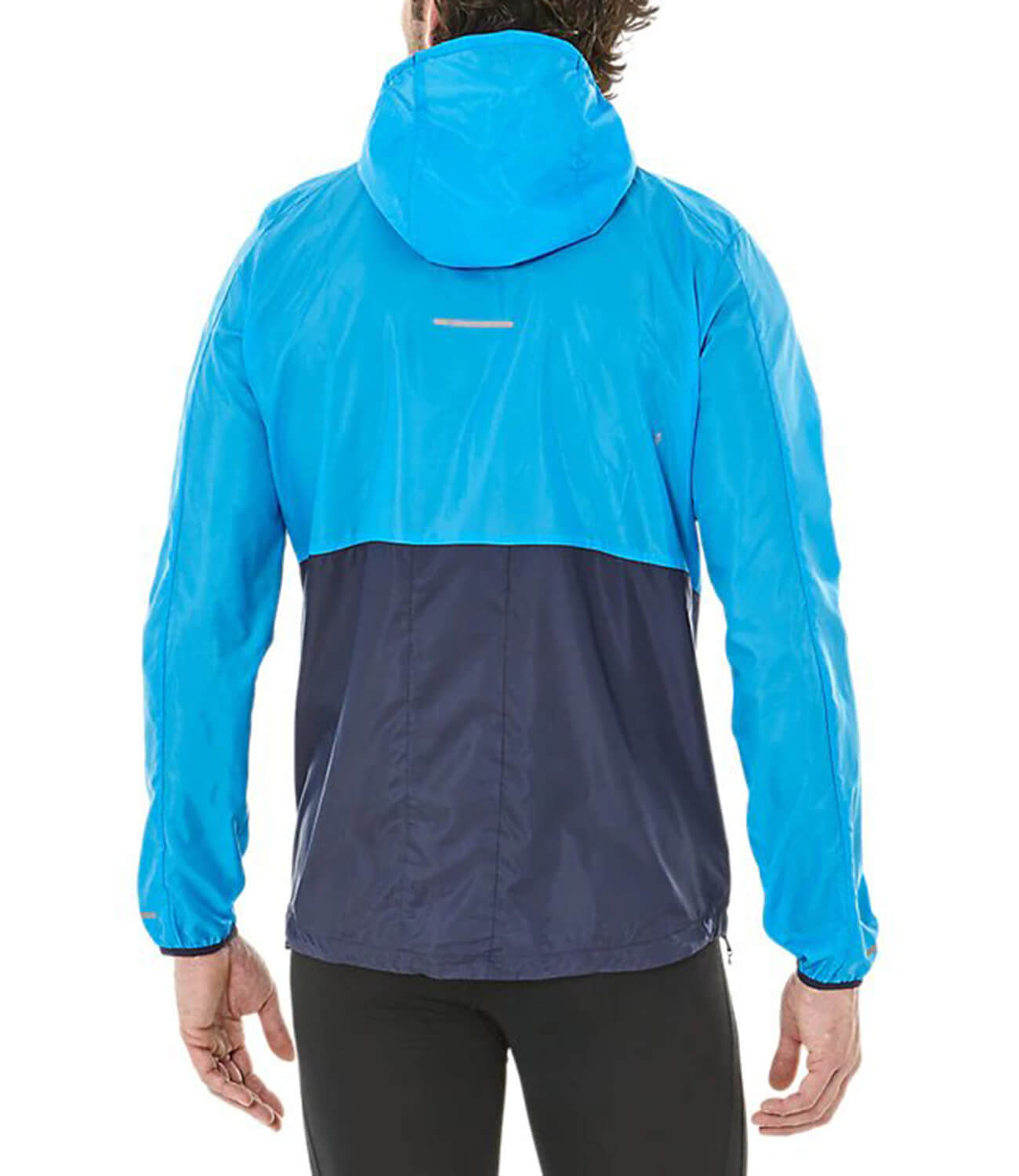 Asics Packable Jacket мужская куртка для бега синяя - 3