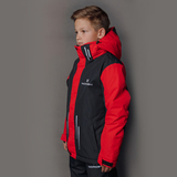 Детский Премиальный Горнолыжный Костюм Nordski Jr. Extreme Black/Red