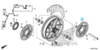 Honda Диск тормозной левый VFR 800 F X 14- 45220-MJM-D31