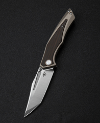 Фото Складной нож Bestech Togatta, сталь M390, FrameLock, рукоять титан/карбон