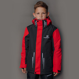 Детский Премиальный Горнолыжный Костюм Nordski Jr. Extreme Black/Red