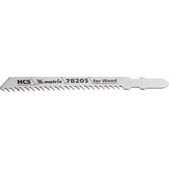 Полотна для электро лобзика по дереву, 3 шт, T111C, 75 х 3 мм, HCS Matrix Professional, 78205