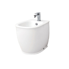 ArtCeram Azuley AZB002 01 00 АКЦИЯ Биде напольное приставное, цвет: белый фото