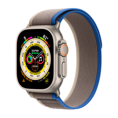 Умные часы Apple Watch Ultra GPS + Cellular, 49mm, Trail Loop S/M, Blue/Gray (Синий / Серый)