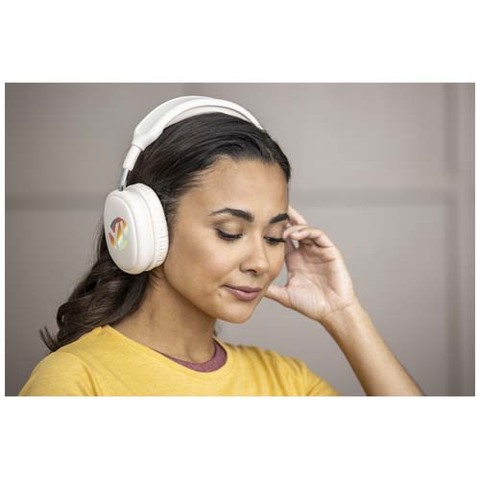 Alzir беспроводная Bluetooth®-гарнитура с накладными наушниками из переработанной пластмассы