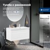 Aquanet 365934 Тумба с раковиной Агата 100 L 1 ящ. цв. белый сатин (365934)