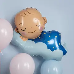 Шар гелиевый Малыш Мальчик на облаке