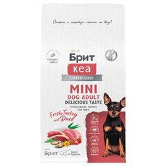  Сухой корм для взрослых собак мини пород Брит BRIT CARE Mini Adult Delicious Taste с индейкой и уткой 0,4кг