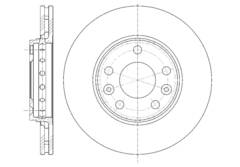 Диск тормозной вентилируемый G-brake  GR-21080
