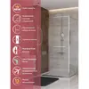 Cezares LUX-AH-FS-11-120/90-C-CR Душевой уголок