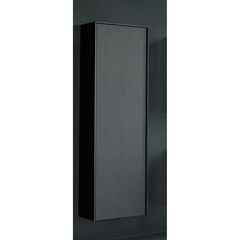 Duravit XViu XV1326LB272 Шкаф подвесной 1330x500x360мм с 3 стеклянными полками, (петли слева), цвет: dark brushed oak/чёрный матовый фото