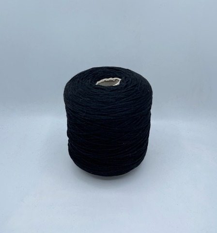 Бобинная пряжа (пр.Италия),250м/100 гр. 80%Меринос 20%Полиамид, Черный, 31568