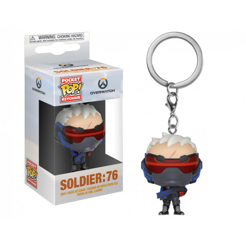 Брелок Funko POP! Overwatch: Soldier 76